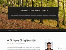 Tablet Screenshot of distributedthoughts.com